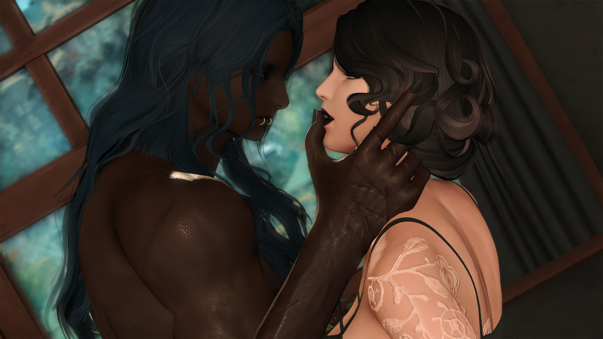 If you wanna kiss, then say please