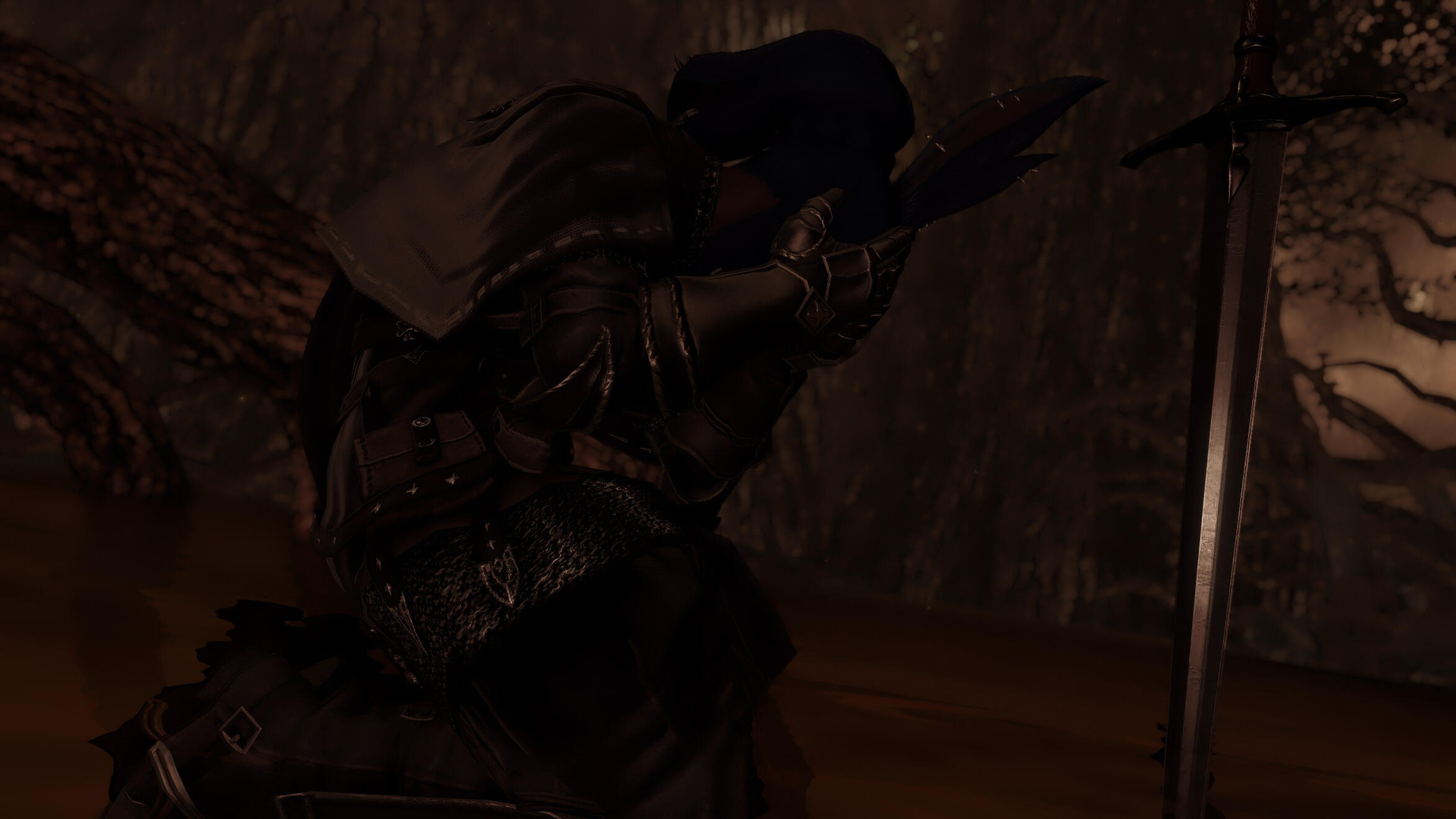 Very sad buntanist (someone destroyed the morbol beds he was working on)