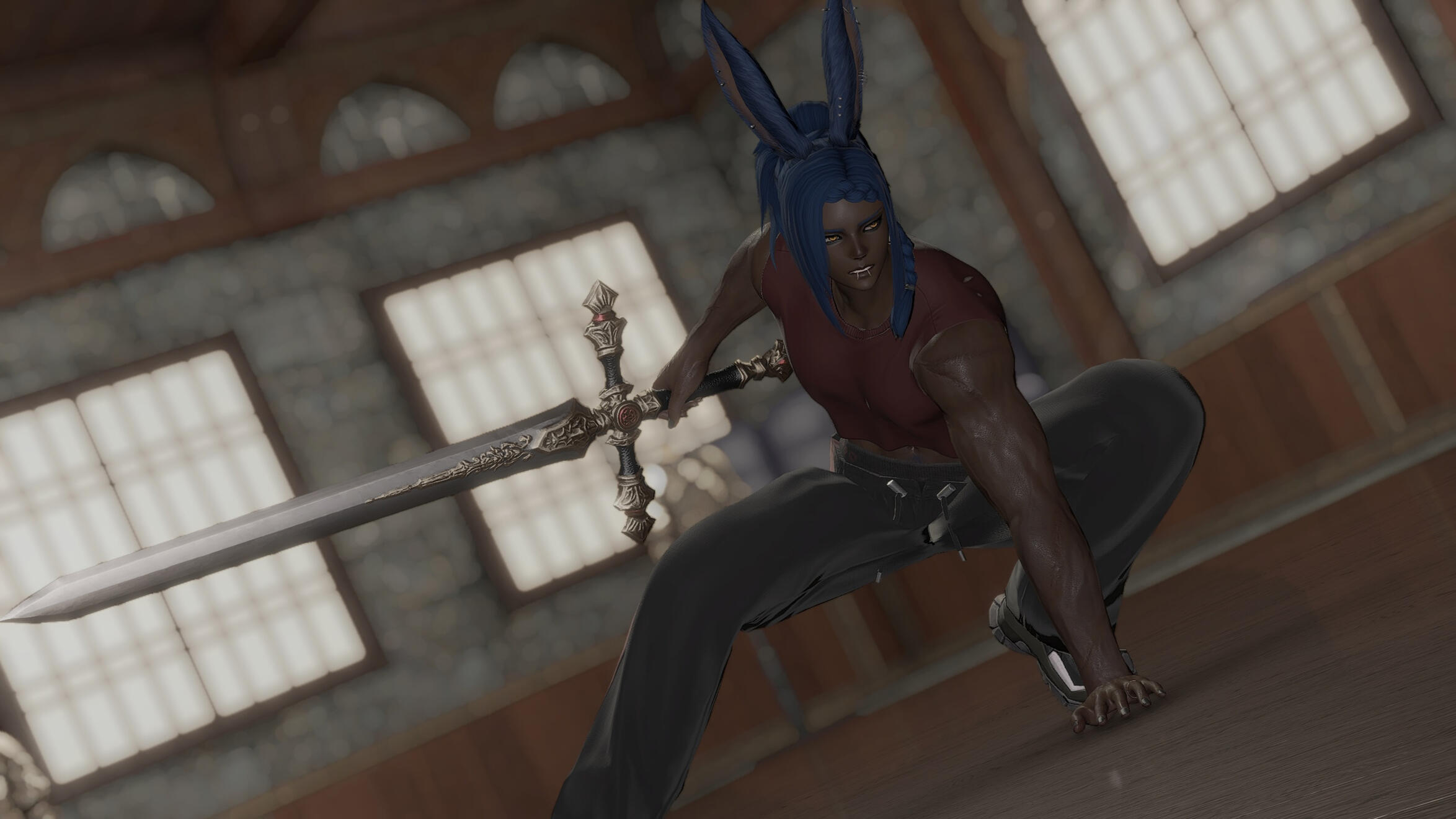 He stole that sword from a voidsent. Kinda. Long story.