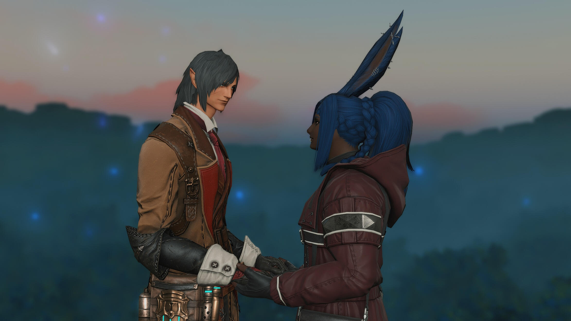 Pictured: two mushy idiots